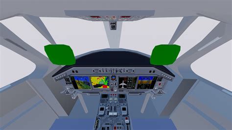 3D cockpit embraer 175 e-2 - TurboSquid 1578268