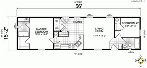 3 Bedroom 2 Bath Double Wide Mobile Home Floor Plans - floorplans.click