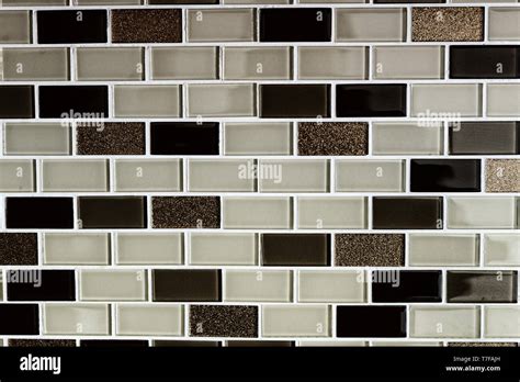 Brown white black tones Kitchen wall tile template texture background ...