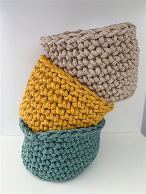 Free Easy Crochet Basket Pattern