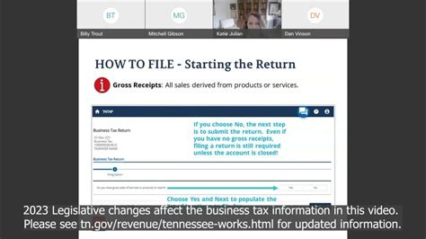 Filing the business tax return updated - YouTube