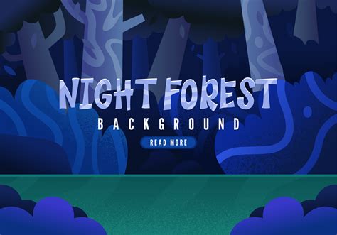 night forest background vector illustration 8382031 Vector Art at Vecteezy