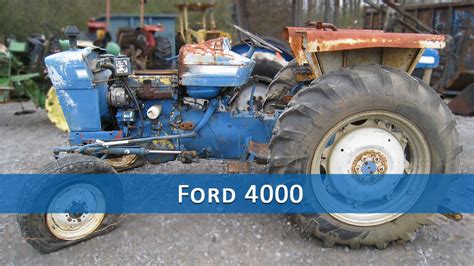 Ford 4000 Tractor Parts - YouTube