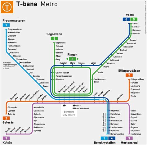 Oslo metro map - Ontheworldmap.com