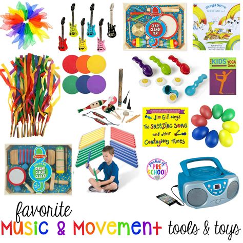 Favorite Music and Movement Tools and Toys for Preschool and ...