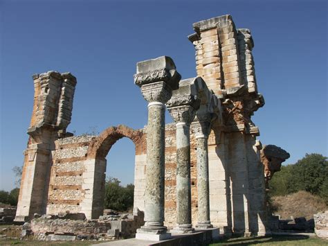 The Archaeological Site of Philippi.. A UNESCO World Heritage Monument ...