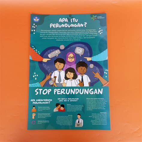 Jual Poster Edukasi Stop Perundungan, Poster Apa itu Perundungan ...