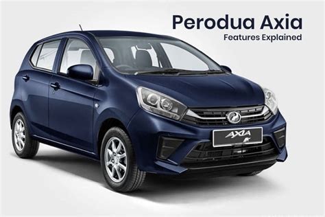 Perodua Axia features