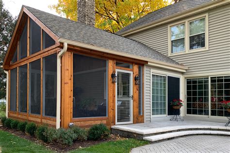 Naperville IL Screen Porch & Paver Patio Design