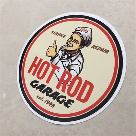 HOT ROD STICKER