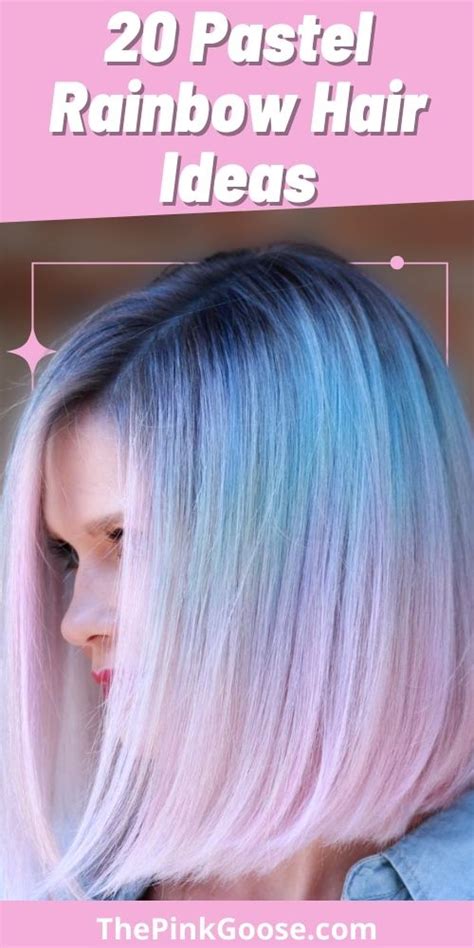 20 Pretty Pastel Rainbow Hair For You