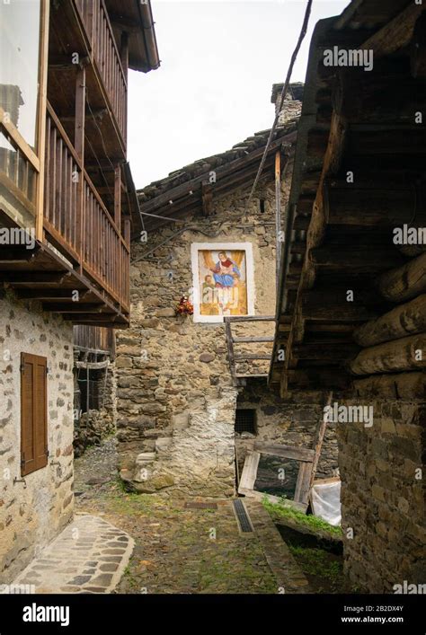 Old village houses in europe summer travel Stock Photo - Alamy