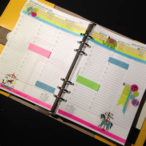 My filofax A5 - week 17 .. colors! | Projecten, Projecten om te proberen