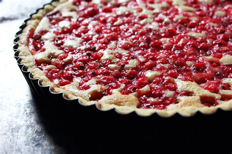 Red Currant Frangipane Tart