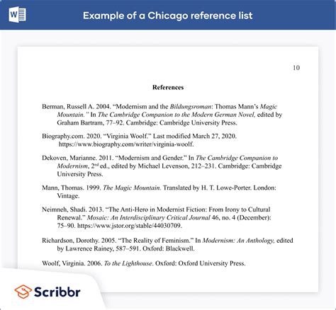 how to write a bibliography for a website chicago style