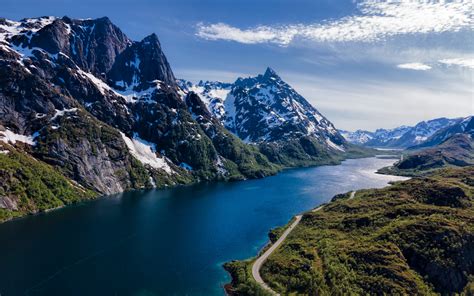 3840x2400 Norway Lofoten Mountains 4k 4K ,HD 4k Wallpapers,Images ...