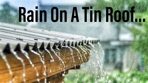 10 Minutes of Rain on Tin Roof Sounds For Sleeping, Relaxing, focus or ...