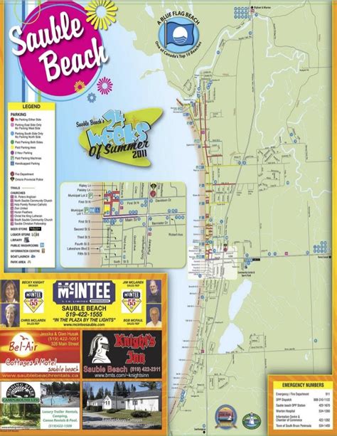 Sauble Beach 2011 Map