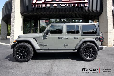 Jeep Wrangler with 20in Black Rhino Mission Wheels at Butler Tires and ...