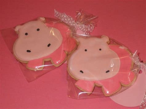 hippo cookies | Ballerina party theme, Cookie decorating, Animal party