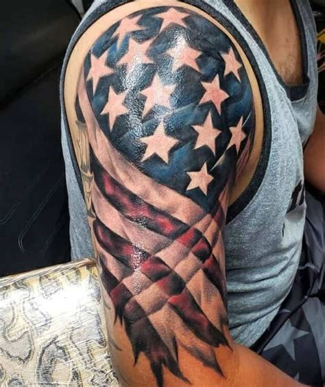 Patriotic Tattoo Sleeve - Worldwide Tattoo & Piercing Blog