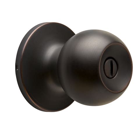 Mountain Security Privacy Door Knob, Ball, Tuscan Bronze Finish ...