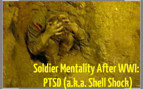 Soldier Psycoligical Damage After WWI: PTSD (a.k.a. Shell Shock) by ...