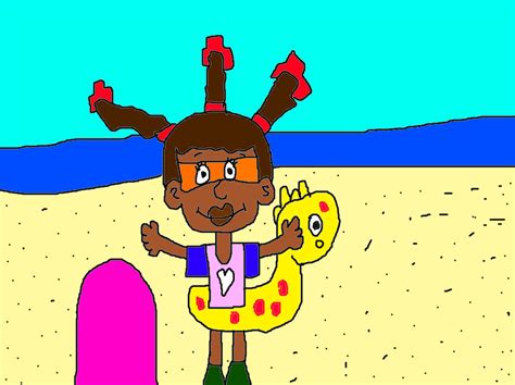 Susie Carmichael at the Beach Wearing Pink by MJEGameandComicFan89 on ...