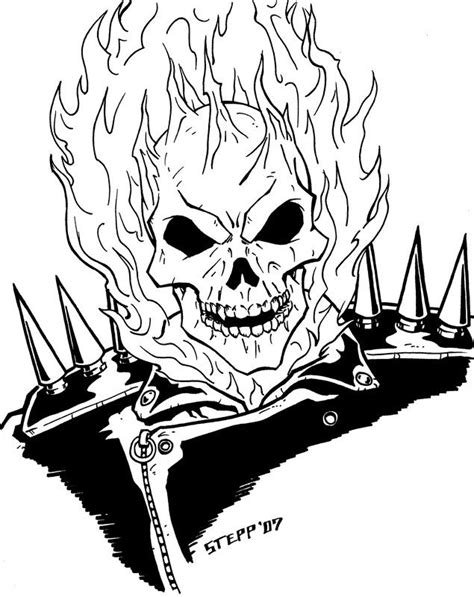 Pin on fon | Ghost rider drawing, Ghost rider, Ghost rider tattoo