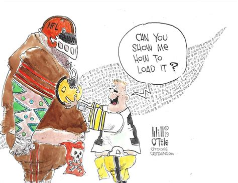 Your Daily Cartoon: The lighter side of Steelers-Browns fight | The ...