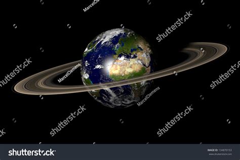 Earth Rings Elements This Image Furnished Stock Photo 134870153 ...