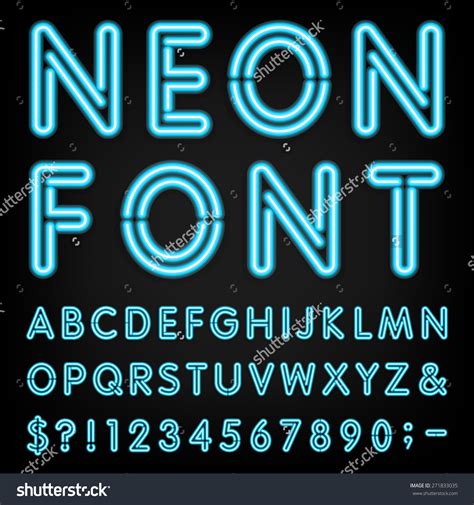 Neon font clipart - Clipground