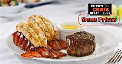 Ruth's Chris Steak House Menu Prices (Latest) | All Menu Prices