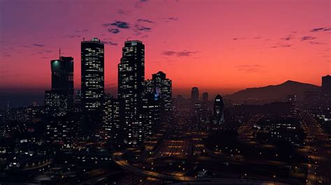 HD wallpaper: Los Santos at night, GTA5 | Wallpaper Flare