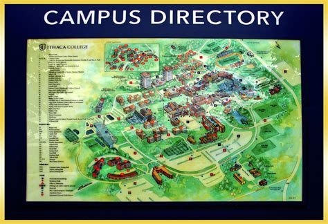 Ithaca College Campus Map | Time Zones Map World