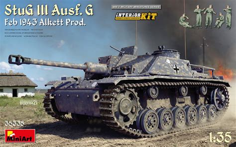 1/35 StuG III Ausf. G Feb 1943 Alkett Prod. Interior Kit - Miniart ...