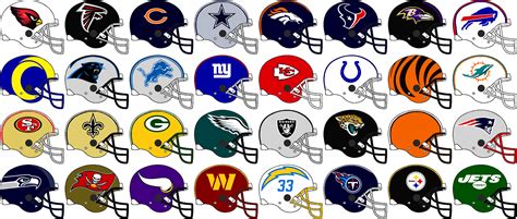 2023 NFL Team Helmets by Chenglor55 on DeviantArt