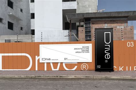 Billboard Architecture Mockup 01 | Architecture, Project presentation ...