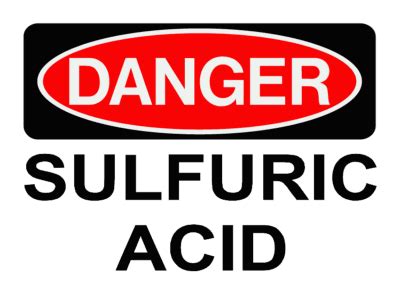 Did You Know?: Have you ever felt sulfuric acid in your eyes?