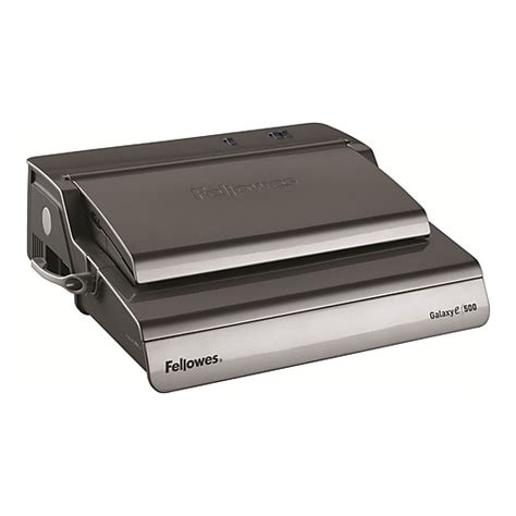 Fellowes Galaxy-E Comb Binding Machine, 500 Sheet Capacity, Metallic ...