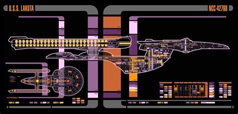 USS Excelsior Class - Schematic - Blueprints - Wallpaper