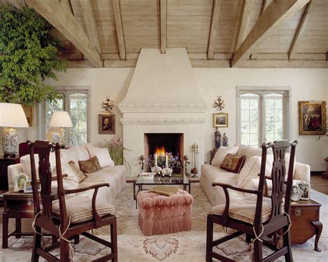 English Tudor Living Room, Montecito, California Tudor decor, Interior ...