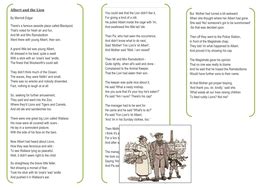 Albert & the Lion Poem PEA response | Teaching Resources