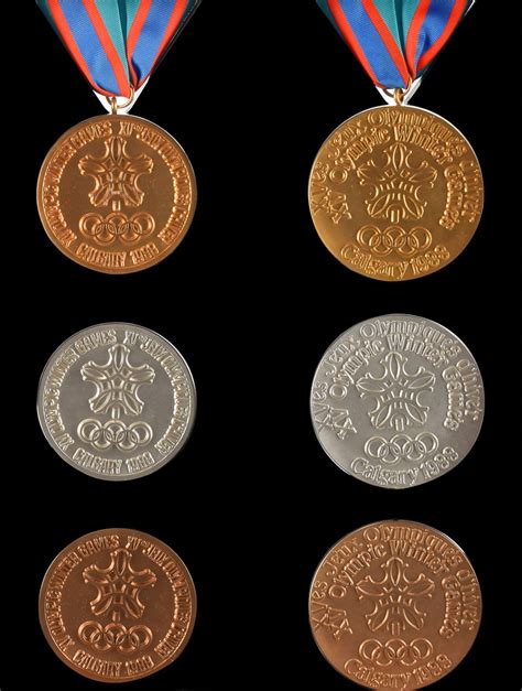 Calgary 1988 Winter Olympics Winner's and Participation Medal