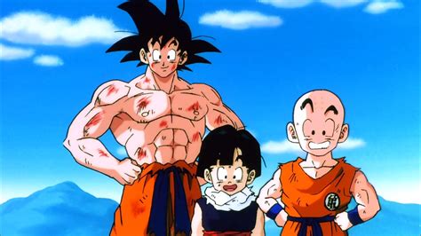 Dragon Ball Z Heroes Goku, Gohan, and Krillin HD Wallpaper