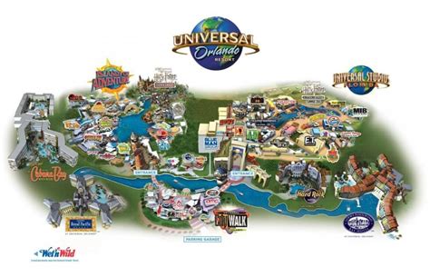 Harry Potter Universal Studios California Map - Gillan Dianemarie