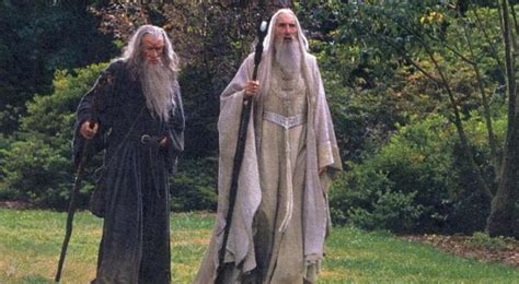 Gandalf and Saruman