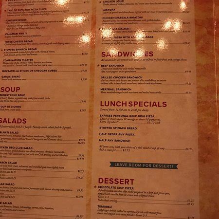 Lou Malnati's Pizzeria, Chicago - 1120 N State St, Gold Coast - Menu ...