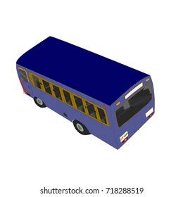 Bus Top View Stock Vector (Royalty Free) 718288519 | Shutterstock