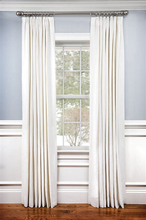 Hidden Back Tab Drapery Panel- Classic Off White Glynn Linen | Curtains ...